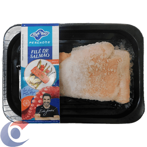 File Em Pedaço De Salmão Congelado Mar&Rio 300g