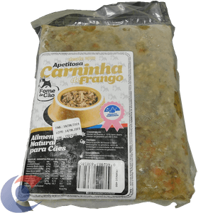 Alimento Congelado Para Cães Fome De Cão Sabor Frango 400g