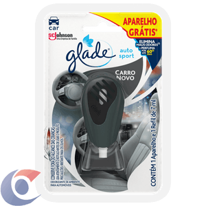 Purificador Ar Glade Auto Sport Refil Gts Carro Novo 7ml