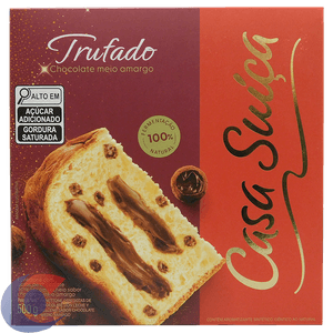 Panettone Casa Suíça Creme De Avelã E Cacau 500g
