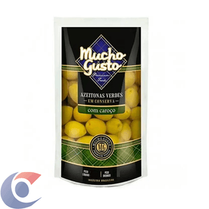 Azeitona Verde Mucho Gosto Com Caroço 150g