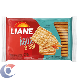 Biscoito Água Sal Liane 330g