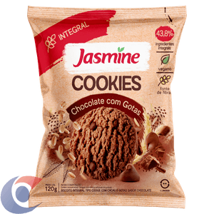 Cookies Integrais Jasmine Chocolates Com Gotas 150g