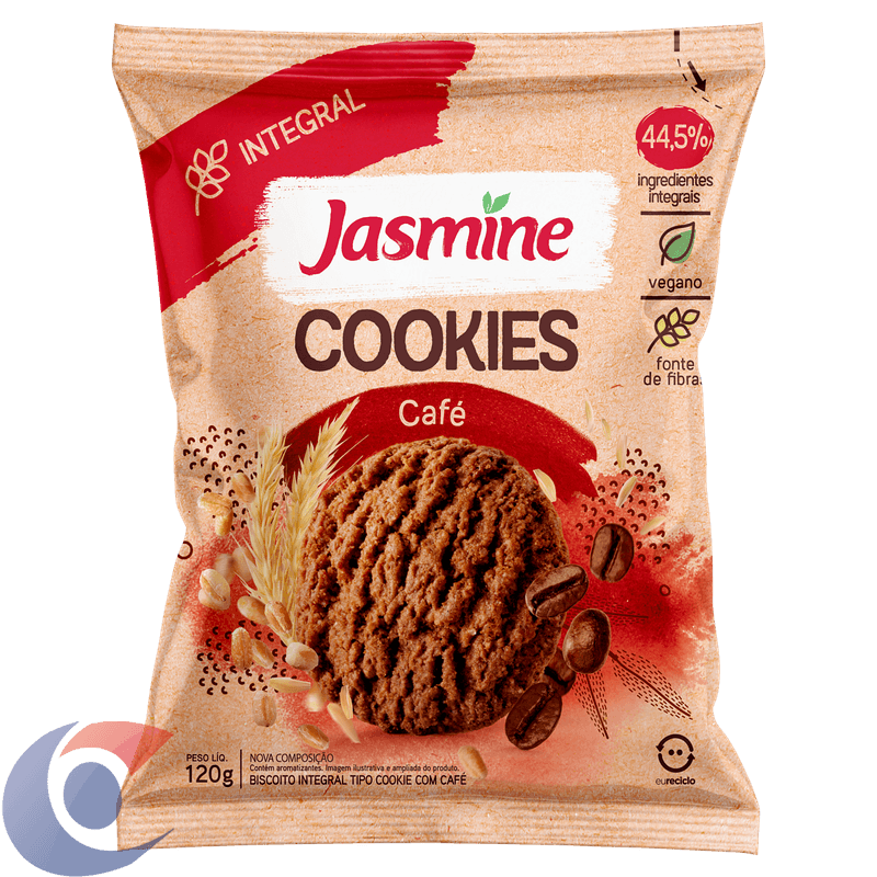 BISC-COOK-INT-JASMINE-120G-CAFE
