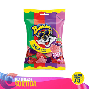 Bala Bubbaloo Sortidas 75g