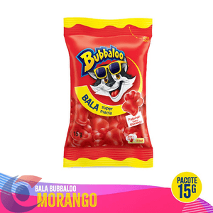 Bala Bubbaloo Morango 15g