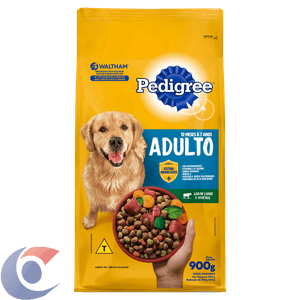RACAO P/CAES PEDIGREE 900G AD CAR/FG/CER