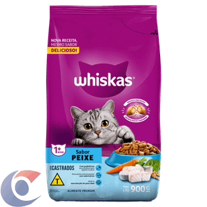 ALIM GATO WHISKAS 900G AD CAST PEIXE