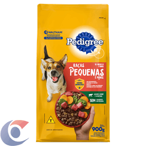 Ração Pedigree Adulto Raças Pequenas Carne E Vegetais 900g