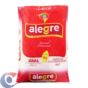Arroz Alegre Tipo 1 Branco Longo Fino 5kg