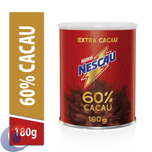 Achocolatado Nescau Em Pó 60% Cacau Extra Cacau Lata 180g
