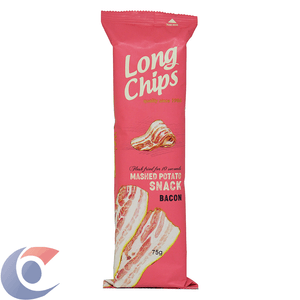 Snack De Batata Long Chips Bacon 75g