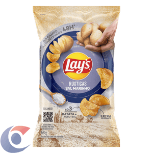 Batata Frita Rústica Com Sal Marinho Lay'S Pacote 68g