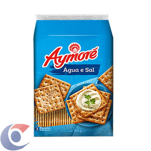 Biscoito Aymoré Água E Sal 345g