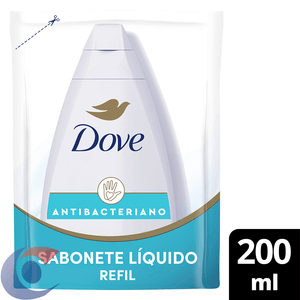 Sabonete Líquido Antibacteriano Dove Protege E Cuida 200ml