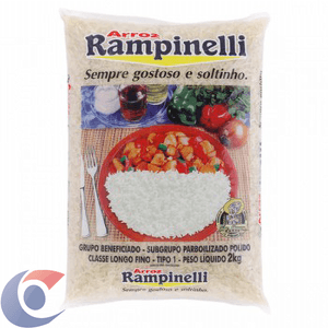 Arroz Rampinelli Tipo 1 Parboilizado 2kg