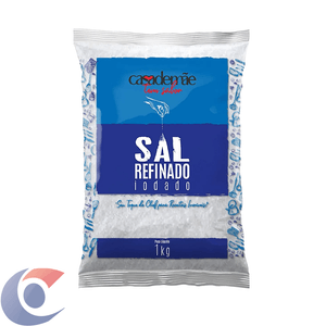 SAL REFINADO CASA DE MAE 1KG IODADO