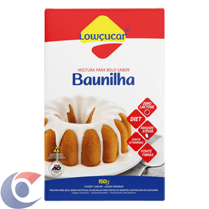 Mistura Para Bolo Baunilha Lowçucar Caixa 150g