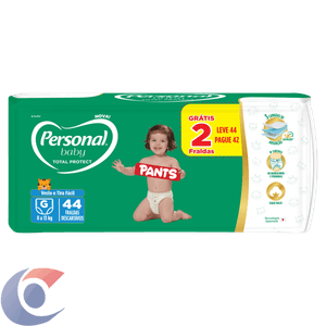 Fralda Descartavel Pants Personal Baby Total Protect G Leve 44 Pague 42 Un