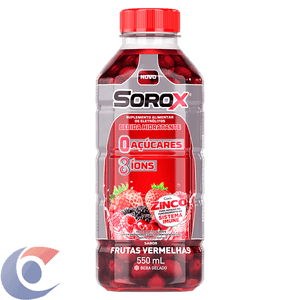 Isotônico Zero Açúcar Sorox 550ml Frutas Vermelhas