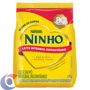 Leite Em Pó Instantâneo Integral Ninho Pacote 575g