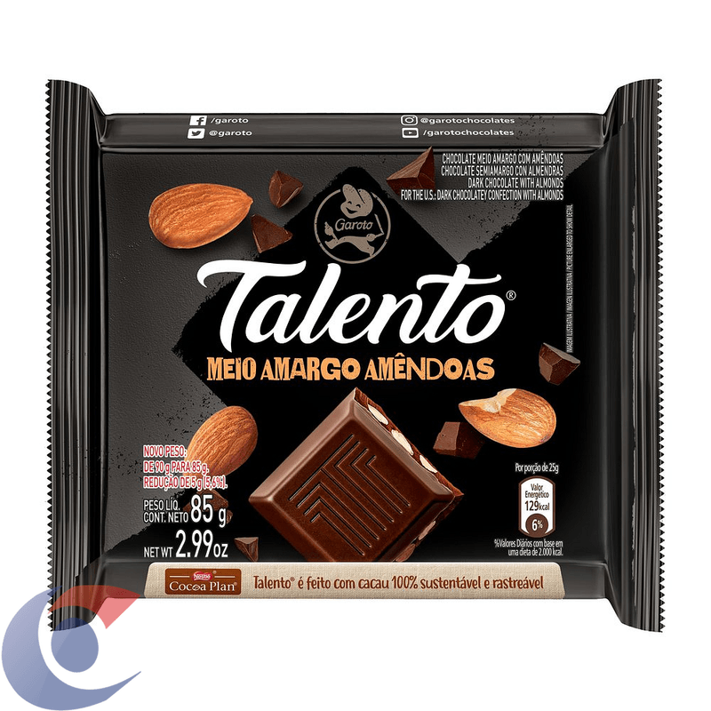 CHOC-TAB-TALENTO-85G-MEIO-AMARGO