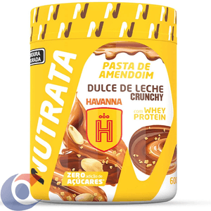Pasta De Amendoim Crunch Nutrata Havanna Dulce De Leite 600g