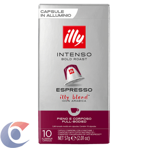 Café Em Capsula Torrado E Moida Intenso Espresso Illy 57g10 Un