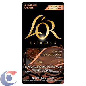 Café Em Capsula Torrado E Moido Espresso Chocolate L'Or 52g 10 Un