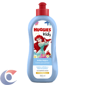 Creme De Pentear Infantil Huggies Brilho 360ml