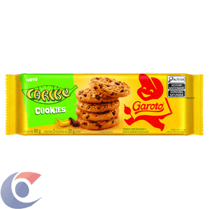 Biscoito Cookie Caribe Garoto Pacote 60g
