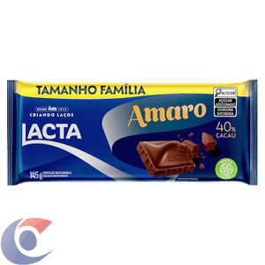 Chocolate Tablete Lacta 145g Amaro