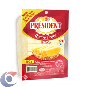 Queijo Prato Fatiado President 300g