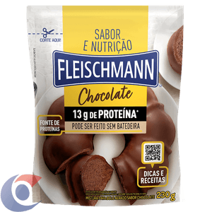 Mistura Para Bolo Chocolate Fonte Proteíca Fleischmann 230g
