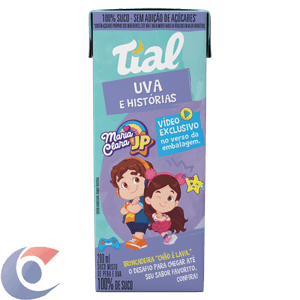 Suco 100% Kids Tial Uva 200ml