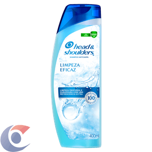 Shampoo Anticaspa Head & Shoulders Limpeza Eficaz Frasco 400ml