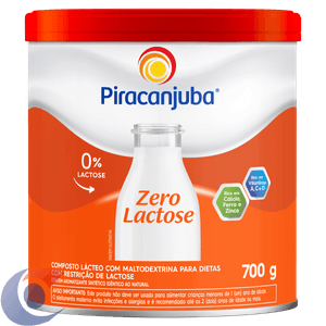 Composto Lácteo Zero Lactose Piracanjuba 700g Lata