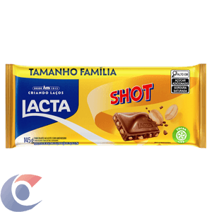 Chocolate Tablete Lacta 145g Shot