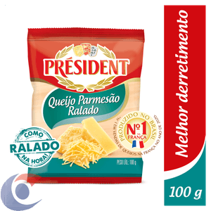 Queijo Parmesão Ralado President 100g