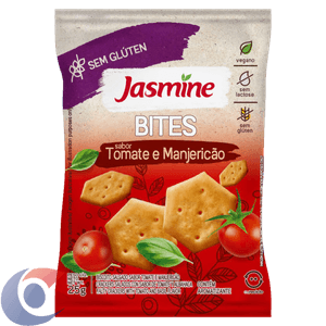 Bites Tapioca Tomate Manjericão Sg Jasmine 25g 32cx