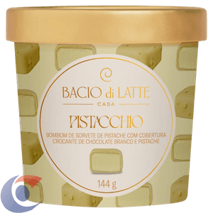 Bombom De Sorvete Pistacchio Bacio Di Latte 144g