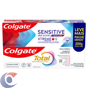 Pack Colgate Sensitive Pro Alivio Original 110 G + Colgate Total 12 White 90 G