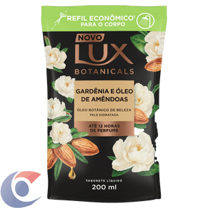Sabonete Líquido Lux Botanicals Gardênia E Óleo De Amêndoas Refil 200ml