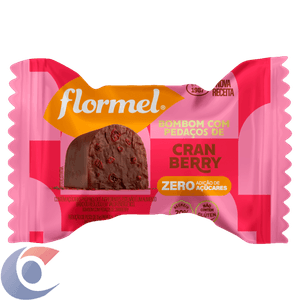 Bombom Zero Flormel 12g Leite Com Cramberry