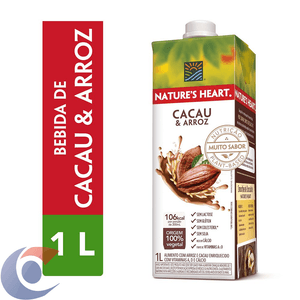 Bebida Vegetal Natures Heart Cacau E Arroz 1l