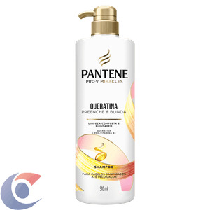 Shampoo Pantene Queratina Preenche & Blinda Frasco 510ml