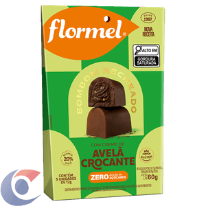 Bombom Zero Flormel 60g Creme De Avela Crocante