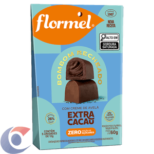 Bombom Zero Flormel 60g Creme De Avela Extra Cacau