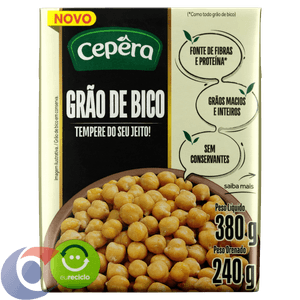 Grão De Bico Em Conserva Cepera Caixa 240g