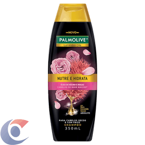 Shampoo Palmolive Luminous Oils Nutre E Hidrata Frasco 350ml